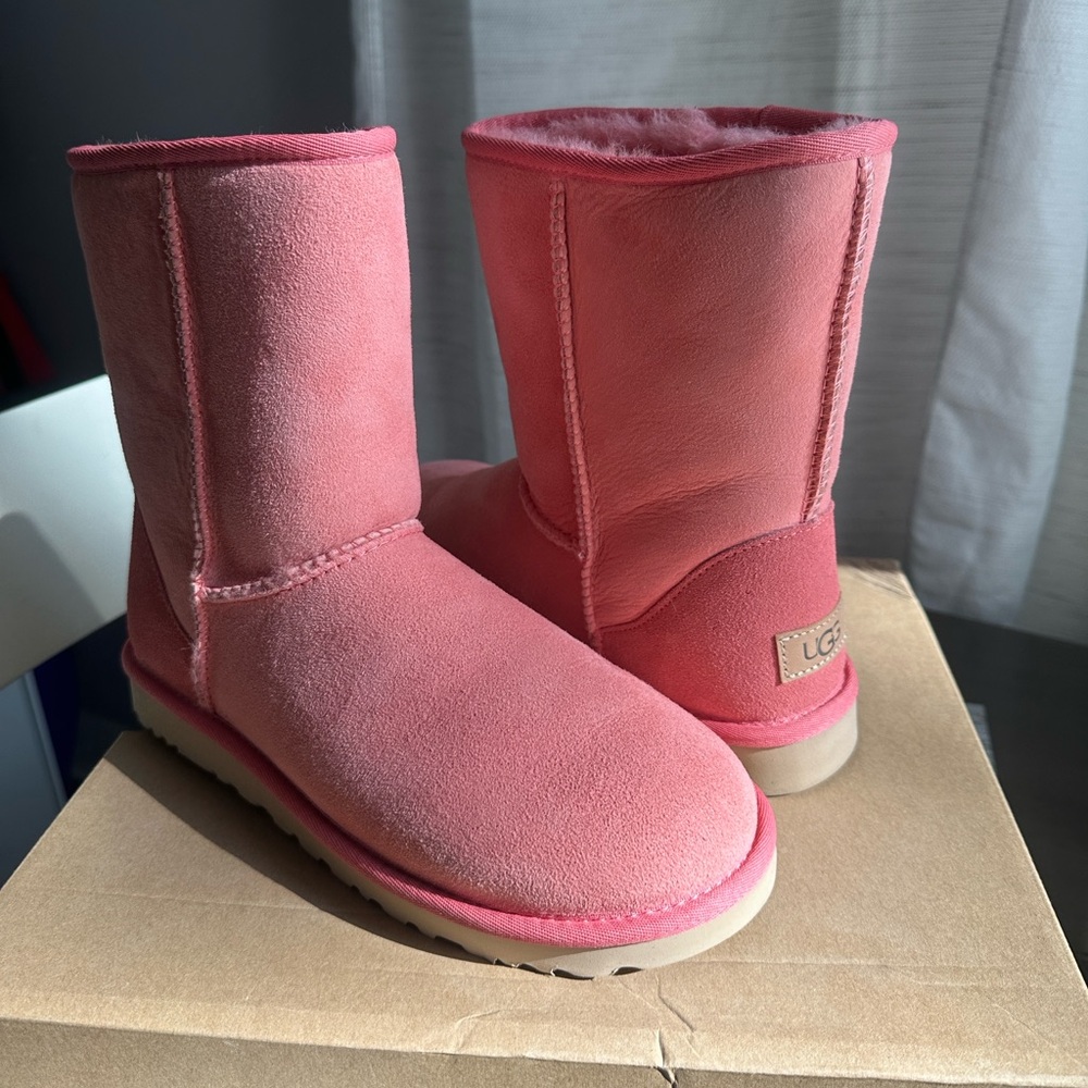 UGG Blush Suede Boots